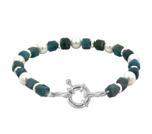 GRAV Malachite Bloom Ezüst 925 Karkötő