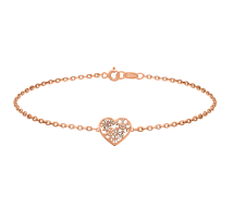 GRAV Snowflake Arany 14K Karkötő