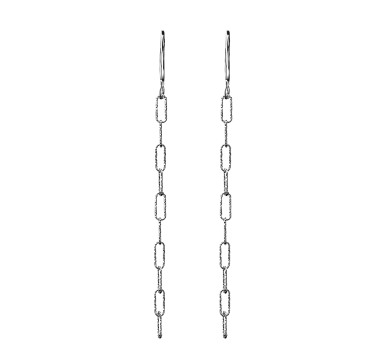 GRAV Paperclip Ezüst 925 Fülbevaló