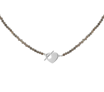 GRAV Léa Heart Mineral Ezüst 925 Nyaklánc