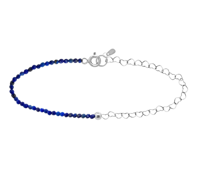 GRAV Lagoon Lapis Heart Ezüst 925 Karkötő