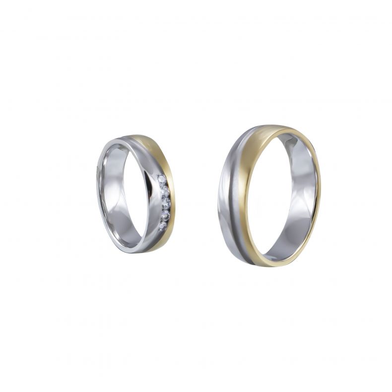 Wedding Arany 14k Karikagyűrű