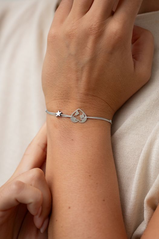 GRAV Travel Love Arany 14K Fonalas Karkötő