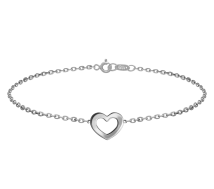 Grav Heart Ezüst Karkötő