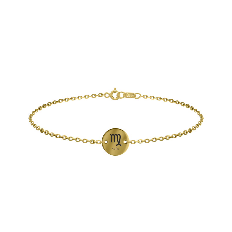 Grav Horoscope Circle Arany 14K Karkötő