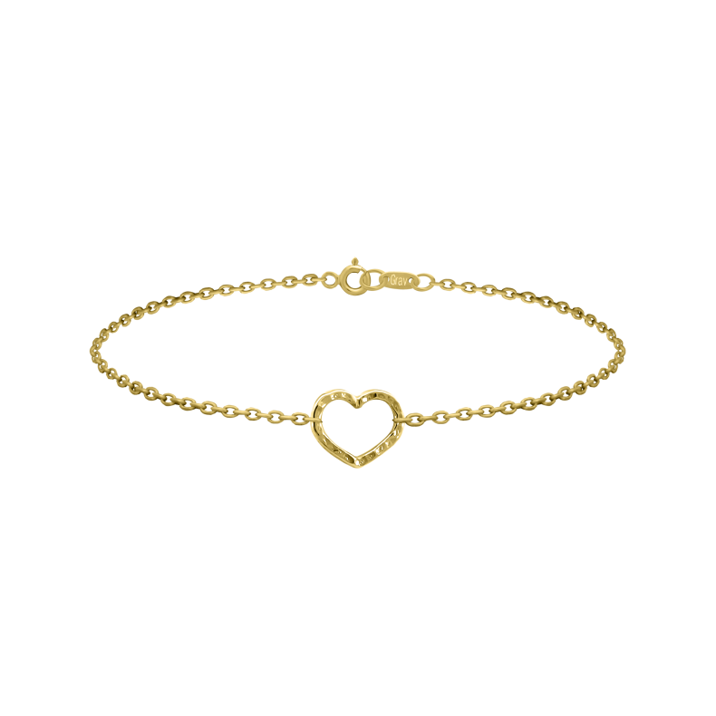 GRAV Quintessa Heart Arany 14K Karkötő