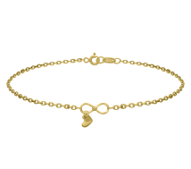 Grav Infinity Heart Arany 14K Karkötő