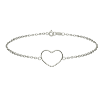 Grav Contour Heart Arany 14K Karkötő