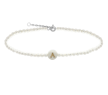 GRAV Pearl Letter ABC Ezüst 925 Bokalánc