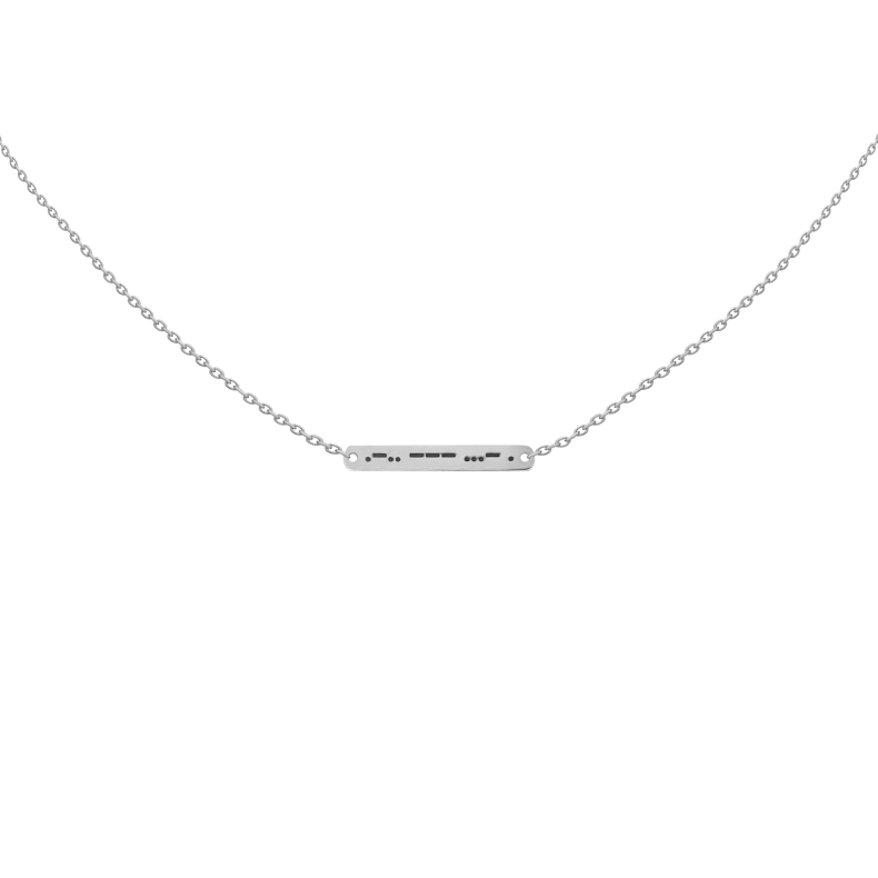 GRAV Morse LOVE Ezüst 925 Nyaklánc