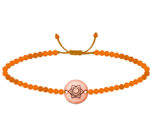 GRAV Szakrális Csakra Arany 14K Karkötő