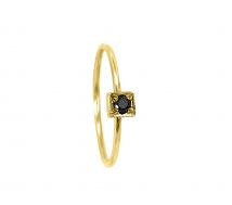 GRAV Chloee 1 Black Arany 14K Gyűrű