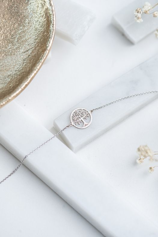 Grav Tree Of Life Arany 14K Karkötő