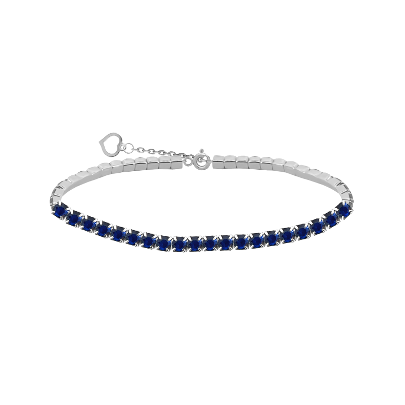 GRAV Tennis Glow Blue Ezüst 925 Karkötő