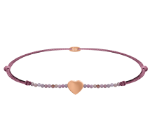 Grav Gemstone Heart Arany 14K Karkötő