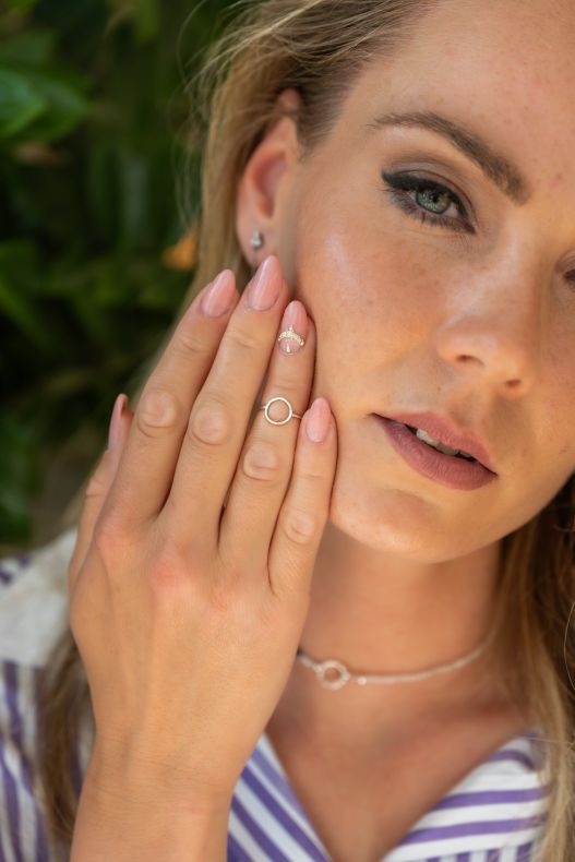 GRAV Contour Circle Arany 14K Ujjperc Gyűrű