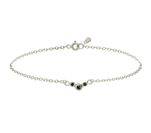 GRAV Chloee 3 Curve Arany 14K Karkötő