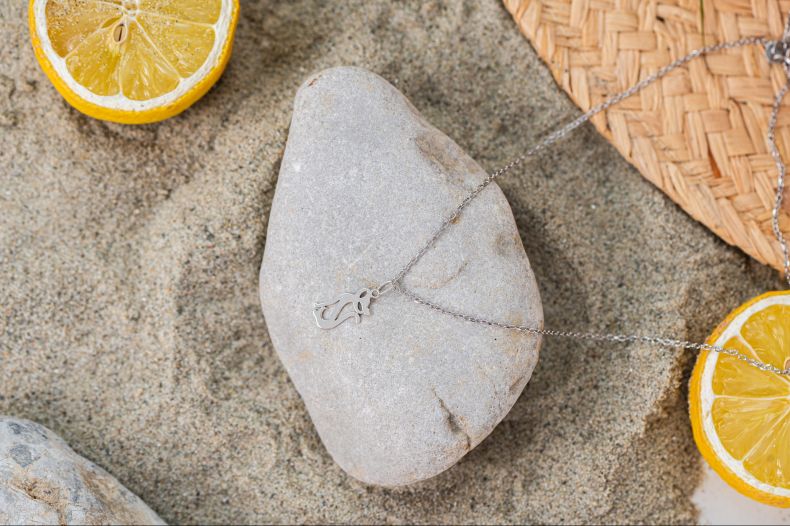 GRAV Cat Contour Ezüst 925 Nyaklánc