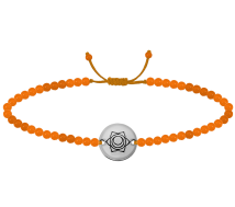 GRAV Szakrális Csakra Ezüst 925 Karkötő