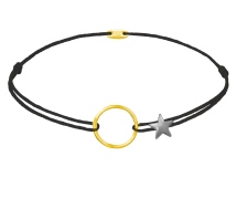 GRAV Contour Circle Arany 14K Fonalas Karkötő