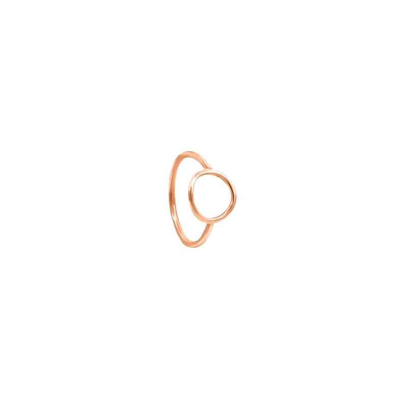 GRAV Contour Circle Arany 14K Ujjperc Gyűrű