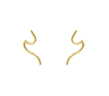 Grav Wave Arany 14K Fülbevaló