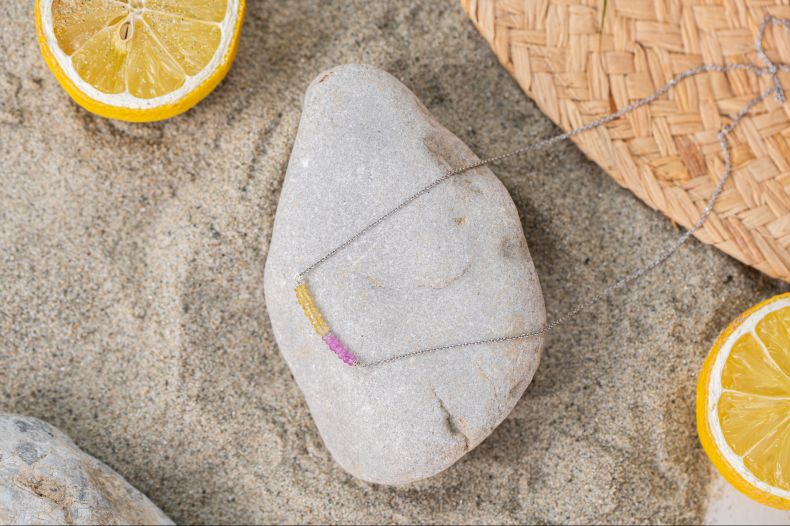 GRAV Rayfield Zafír Rubin Ezüst 925 Nyaklánc