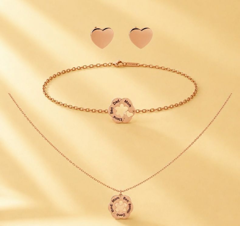 GRAV My Hearts Arany 14K Karkötő