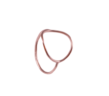 Grav Contour Circle Arany 14K Gyűrű