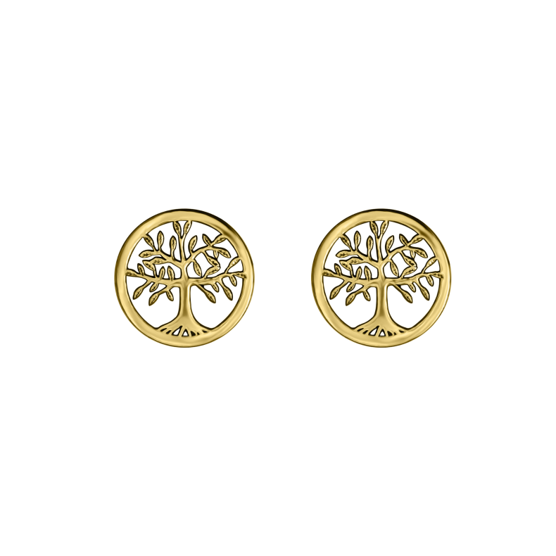 Grav Tree Of Life Arany 14K Fülbevaló
