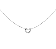 Grav Heart Ezüst Nyaklánc