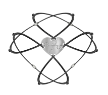 Grav Friendship 4 EZÜST 925 Karkötő