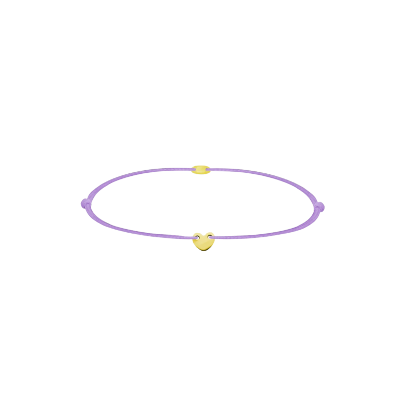 GRAV Baby Heart Arany 14K Fonalas Karkötő