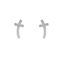 GRAV Cross Ezüst 925 Fülbevaló