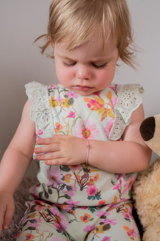 Grav Kontúr Angyal Baby Sárga Arany 14K Nyaklánc