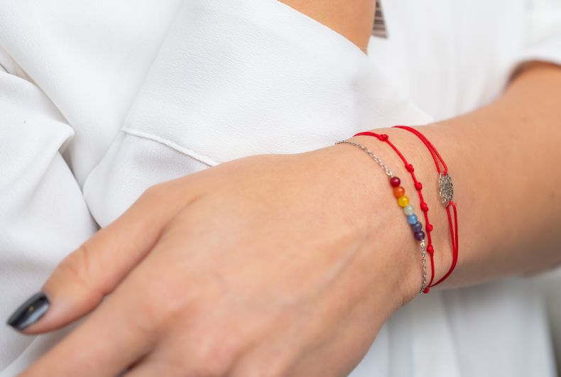 GRAV 7-Chakra Arany 14K Karkötő