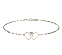 Grav Heart Clip Arany 14K Karkötő