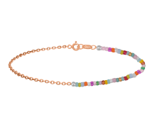 Grav Florance Vörös Arany 14K Karkötő