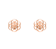 GRAV Seed of Life Arany 14K Fülbevaló