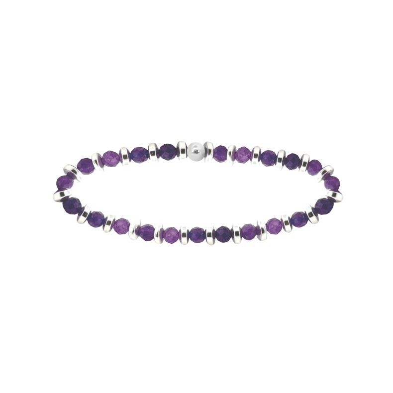 GRAV Leyla Amethyst Ezüst 925 Karkötő