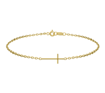 Grav Cross Arany 14K Karkötő