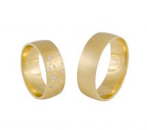 Arany 14K Karikagyűrű