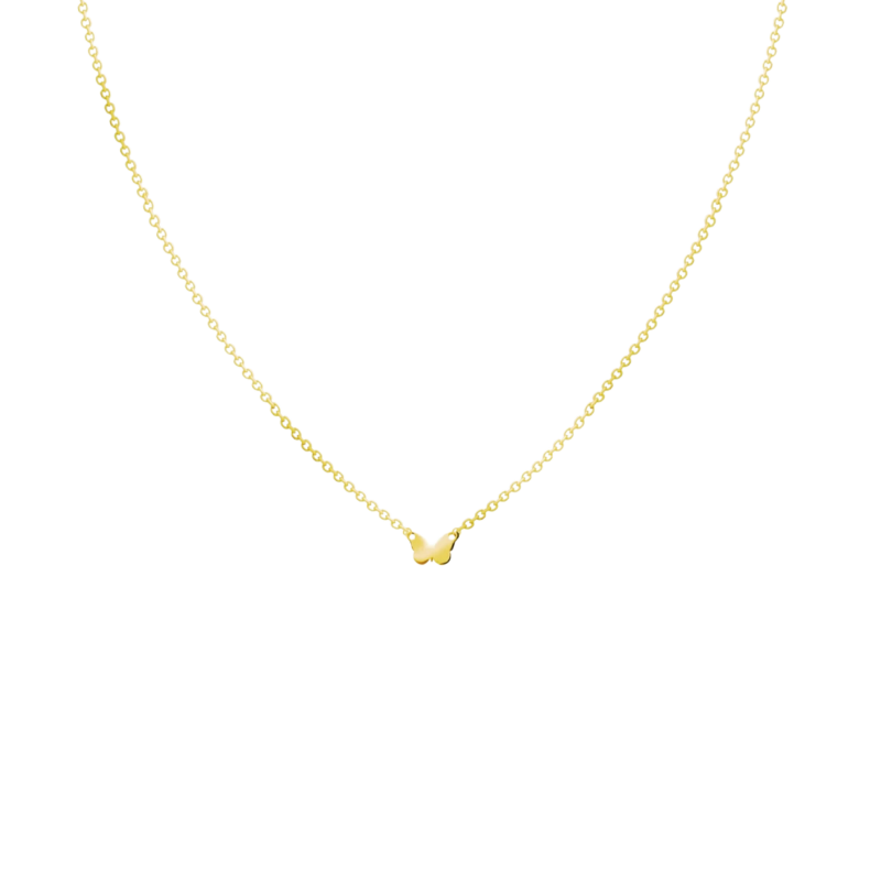 Grav Butterfly Baby Arany 14K Nyaklánc