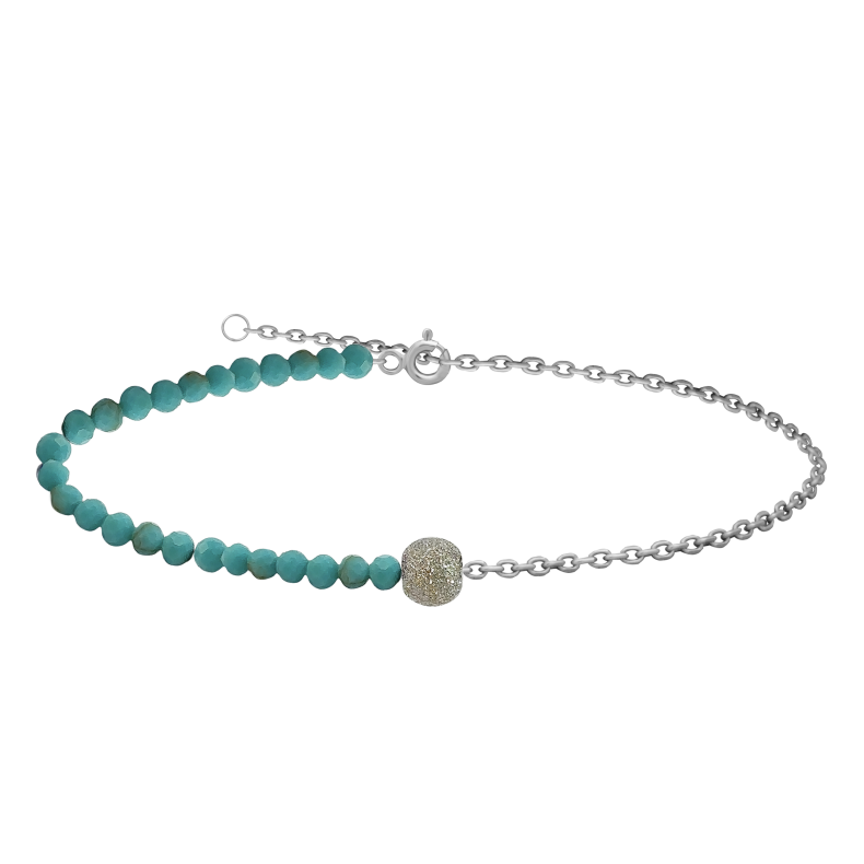 GRAV Bora Turquoise Ezüst 925 Bokalánc