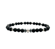 GRAV Matte Black Men Ezüst 925 Karkötő