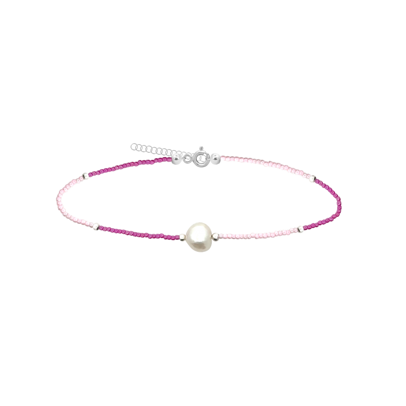 GRAV Pink Design Pearl Ezüst 925 Karkötő