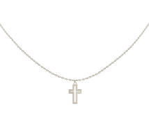 Grav Cross Contour Arany 14K Nyaklánc