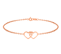 Grav Heart Clip Arany 14K Karkötő