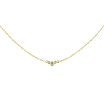 Grav Chloee 3 Curve Arany 14K Nyaklánc