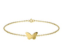 Grav Butterfly Arany 14K Karkötő